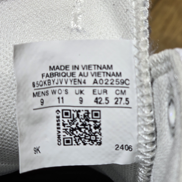 Converse Women’s YOU All Star White Leather Platform Low Sneakers Size 11 - Picture 7 of 7